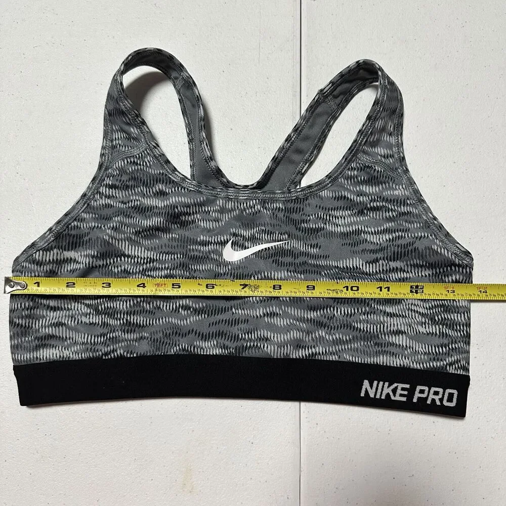 Nike Pro Women Classic Sports Bra Dri Fit Top Racerback Workout Gym Size Medium